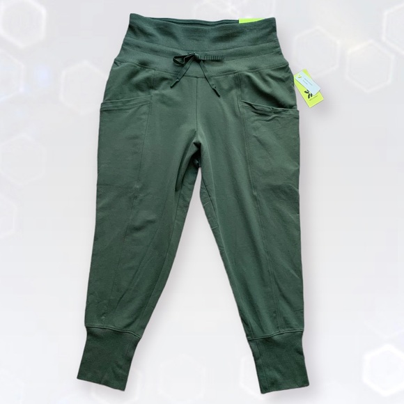 NWT All In Motion High-Rise Jogger Olive Green - Picture 3 of 9